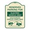 Signmission Reserved Parking for Electric Vehicle Only Unauthorized Vehicles Towed Away, A-DES-TG-1824-23113 A-DES-TG-1824-23113 - alternate 1